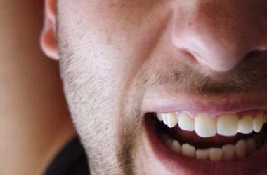 teeth human with beautiful white teeth