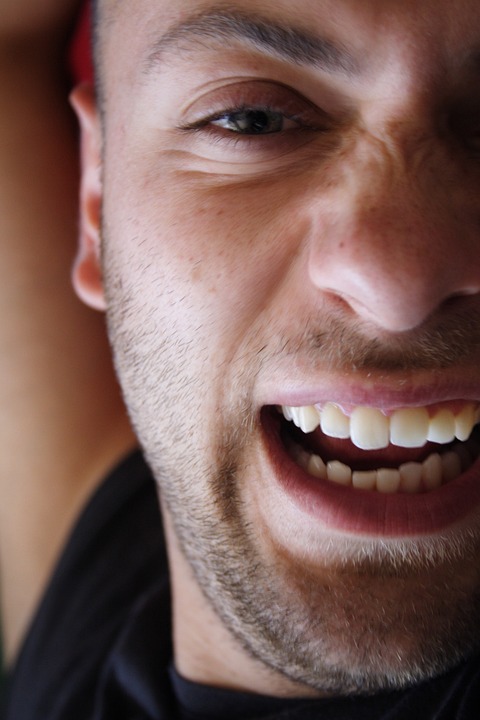 teeth human with beautiful white teeth